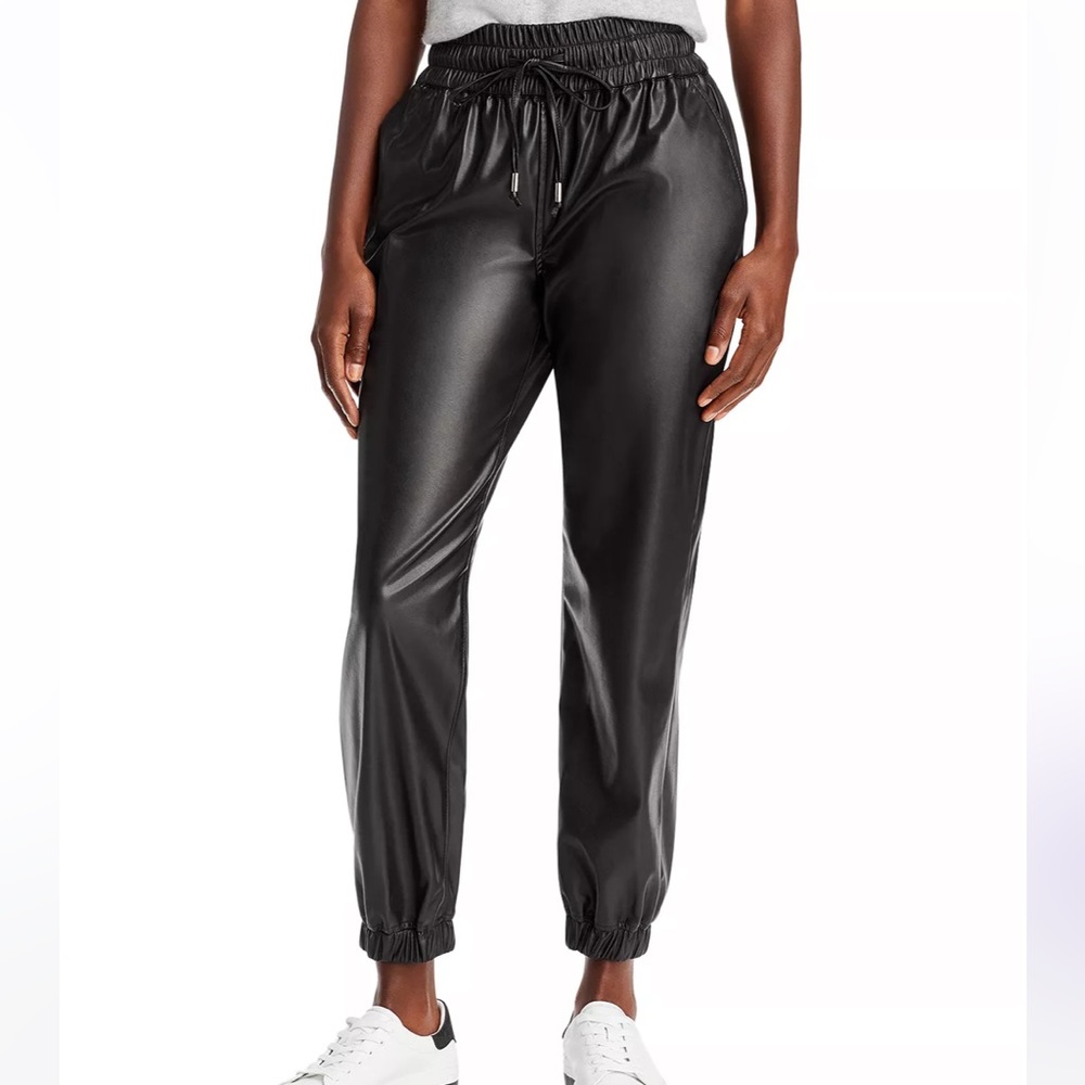 Blank NYC leather joggers
